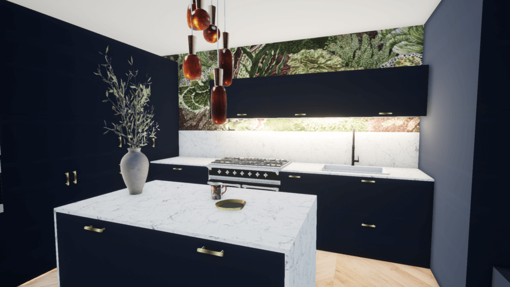 Antipode cuisine victorienne contemporaine 3D